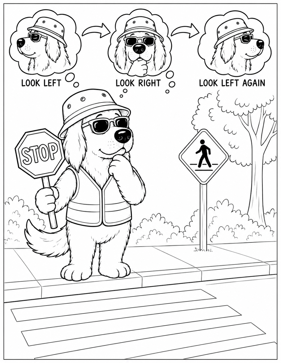 Toby colouring page 10